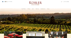 Desktop Screenshot of koblerestatewinery.com